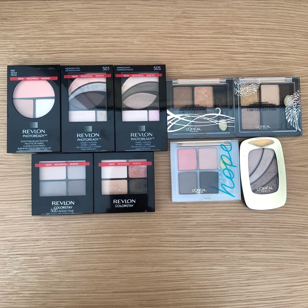 9 Eyeshadow and Face Palette Bundle
